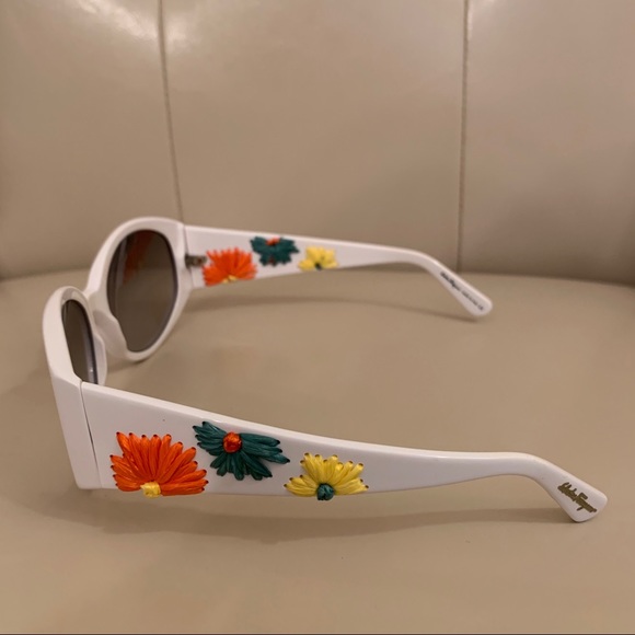 Salvatore Ferragamo Floral Designer Sunglasses - Picture 3 of 4